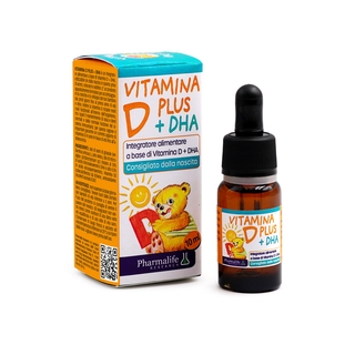 Pharmalife Fitobimbi Vitamina D Plus + DHA Gocce ml 10