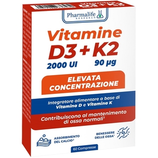 Pharmalife Vitamine D3 + K2 60 compresse