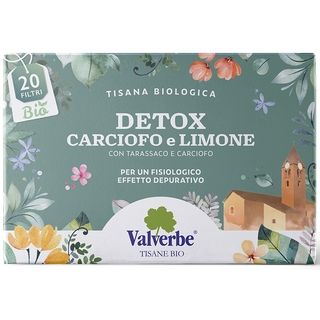 Valverbe tisana Detox con carciofo e limone biologica 20 filtri